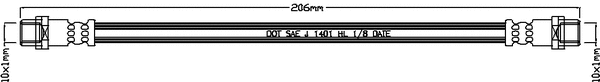 Brake Hose (JBH1024)