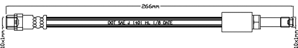 Brake Hose (JBH1089)