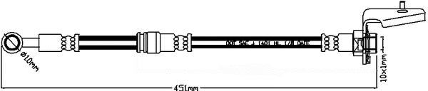 Brake Hose (JBH1340R)