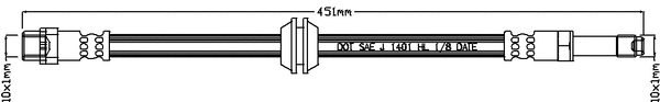 Brake Hose (JBH1011)