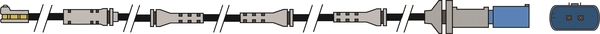Warning Contact, brake pad wear (JCW392)