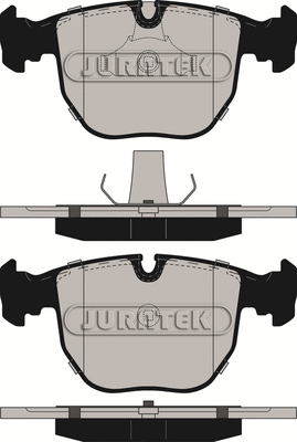 Brake Pad Set, disc brake (JCP997)