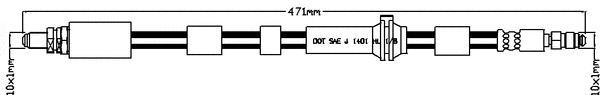 Brake Hose (JBH1181L)