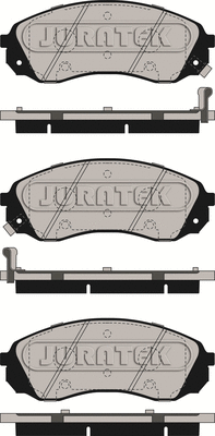 Brake Pad Set, disc brake (JCP186)