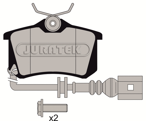 Brake Pad Set, disc brake (JCP1645)