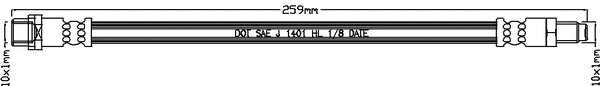 Brake Hose (JBH1417)