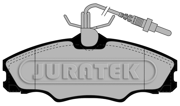 Brake Pad Set, disc brake (JCP1062)
