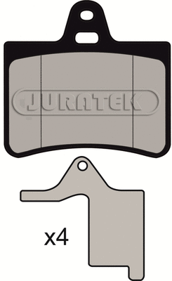 Brake Pad Set, disc brake (JCP1413)