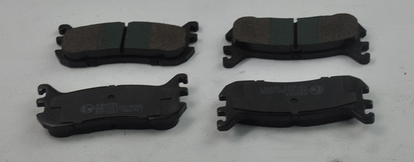 Brake Pad Set, disc brake (JCP1012)