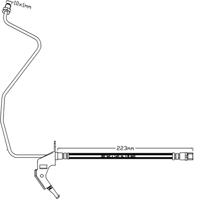 Brake Hose (JBH1129L)