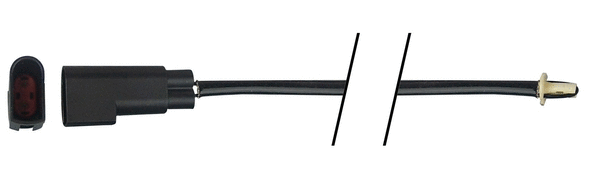 Warning Contact, brake pad wear