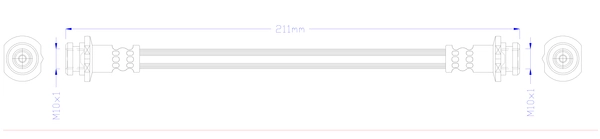 Brake Hose (JBH1401)