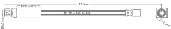 Brake Hose (JBH1054)