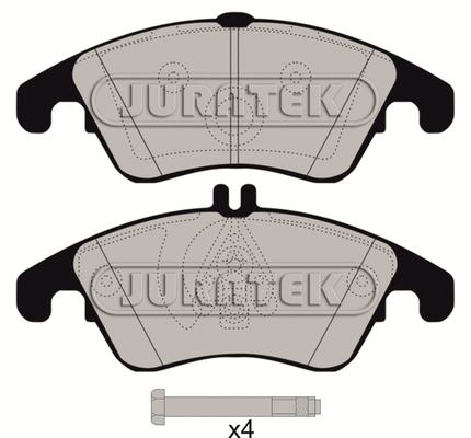 Brake Pad Set, disc brake (JCP8055)