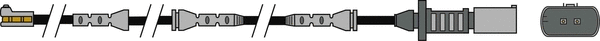 Warning Contact, brake pad wear