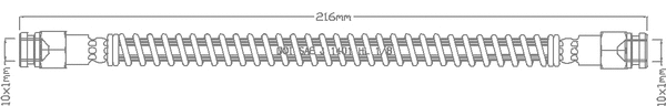Brake Hose (JBH1071L)