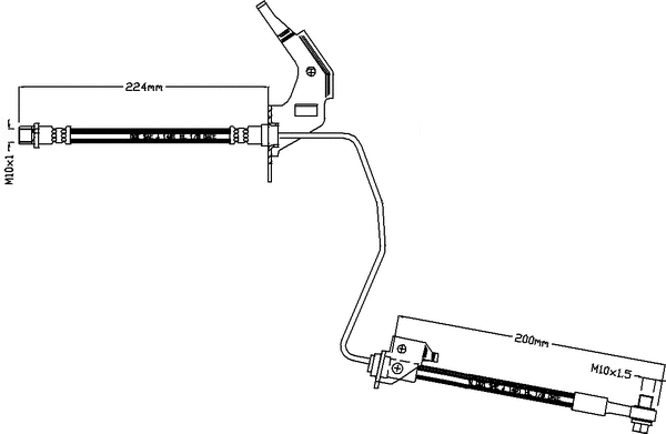 Brake Hose (JBH1117R)