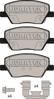 Brake Pad Set, disc brake (JCP8257)