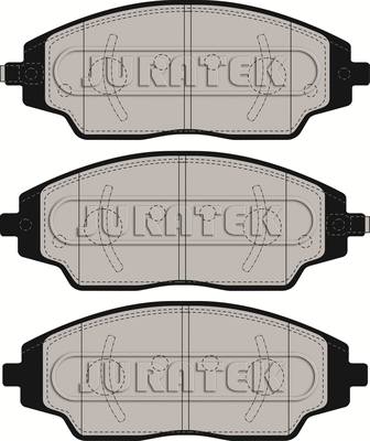 Brake Pad Set, disc brake (JCP8253)