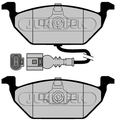 Brake Pad Set, disc brake (JCP1635)