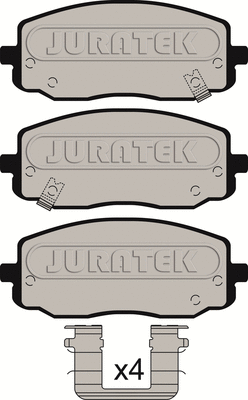Brake Pad Set, disc brake (JCP1783)