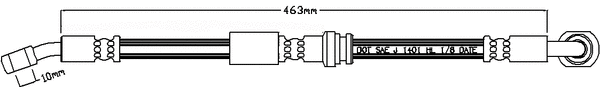 Brake Hose (JBH1327L)