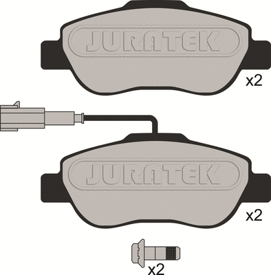 Brake Pad Set, disc brake (JCP1945)