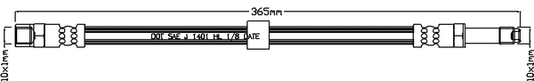 Brake Hose (JBH1243)