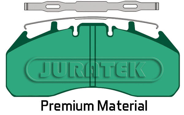 Brake Pad Set, disc brake (JCP2006)
