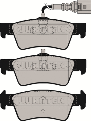 Brake Pad Set, disc brake (JCP063)