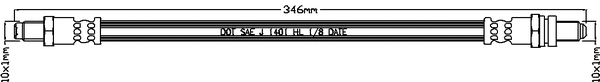 Brake Hose (JBH1095)