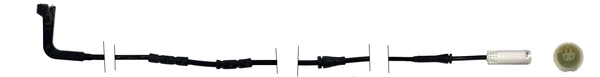 Warning Contact, brake pad wear (JCW340)
