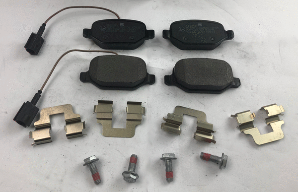 Brake Pad Set, disc brake (JCP8019)