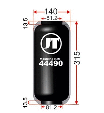 Bellow, air suspension (JAD44490)