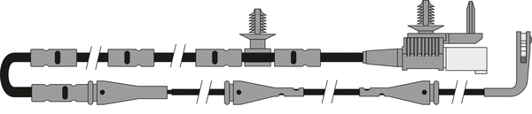 Warning Contact, brake pad wear (JCW274)