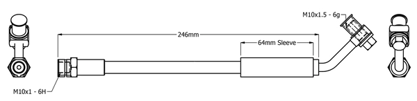 Brake Hose (JBH1423)