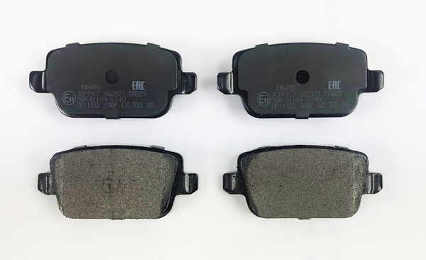 Brake Pad Set, disc brake (JCP1917)