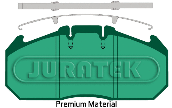 Brake Pad Set, disc brake (JCP2404)