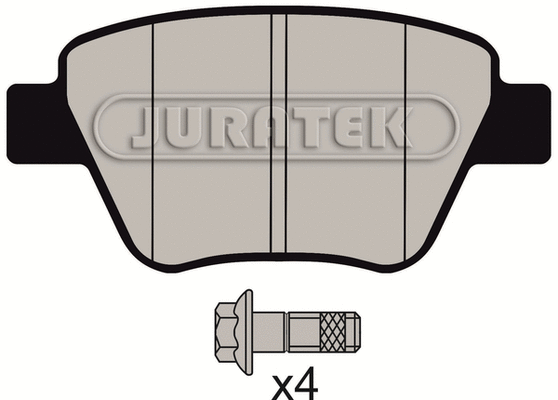 Brake Pad Set, disc brake (JCP4316)