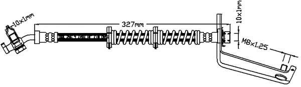 Brake Hose (JBH1285R)