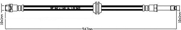 Brake Hose (JBH1222)