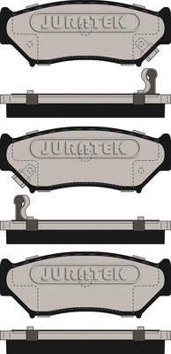 Brake Pad Set, disc brake (JCP1020)