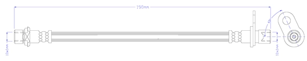 Brake Hose (JBH1579L)