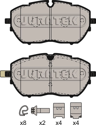 Brake Pad Set, disc brake (JCP8177)