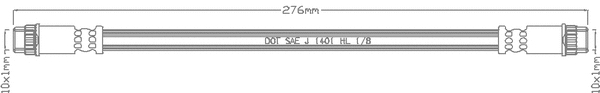 Brake Hose (JBH1012)
