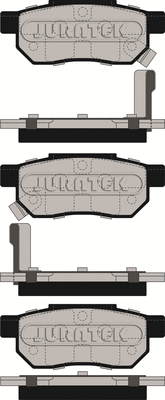 Brake Pad Set, disc brake (JCP621)