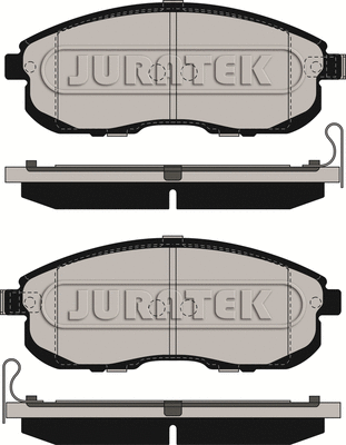 Brake Pad Set, disc brake (JCP090)
