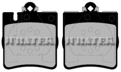 Brake Pad Set, disc brake (JCP1322)