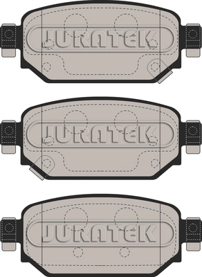 Brake Pad Set, disc brake (JCP8588)