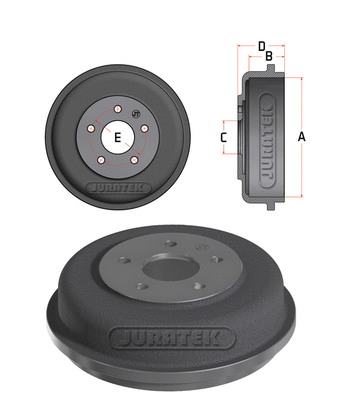 Brake Drum (JDR044)